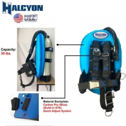 bcd halcyon adventurer 30 pro aqua royal blue  large