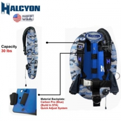 bcd halcyon adventurer pro 30 all blue camo  large