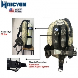 bcd halcyon infinity green camo  large