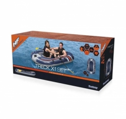 large bestway bestway hydro raft set inflatable boat 61083 treck x1 perahu karet full09